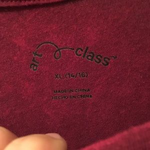 Short sleeve super soft top (crimson)